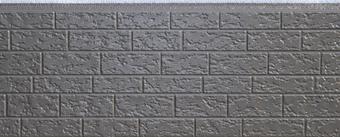 Metal siding panel