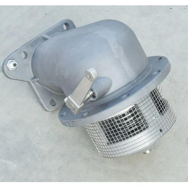Aluminium Alloy Tank Truck Emergency Closing Bottom Tank Valve Manual Subsea Valve 5.3kg