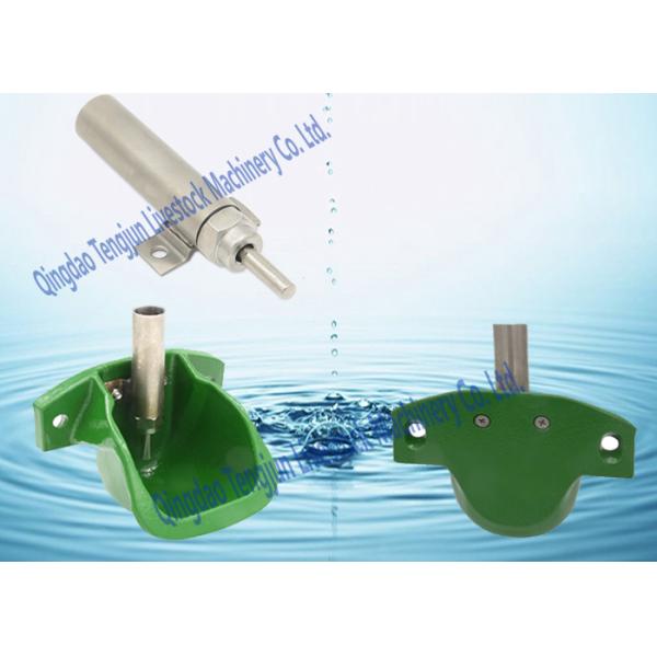Green Sheep Water Bowls , Animal Water Drinkers 304 Stainless Steel Nipple