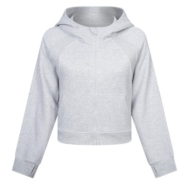 Winter Women's Casual Zip Up Hoodie Jacket Long Sleeve Hooded Sweatshirt With Pockets