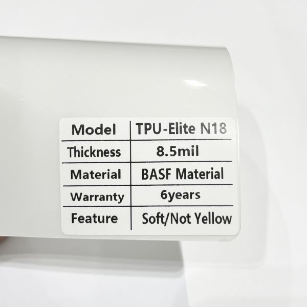 TPU-Elite N18 8.5Mil Hydrophilic Super High Gloss Car PPF Cost-Effective Heavy Duty
