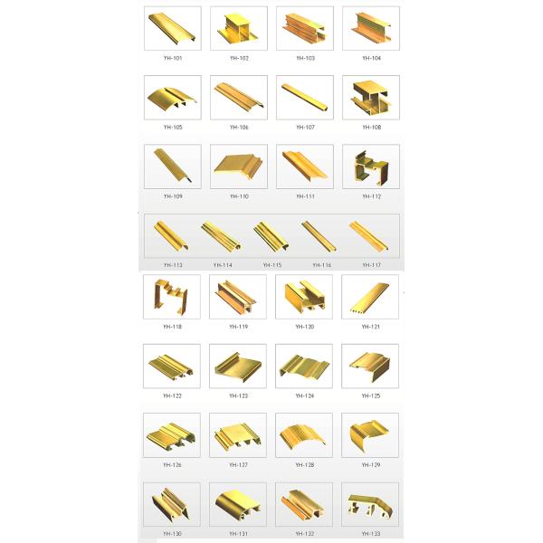 copper alloy extrusions section for building material