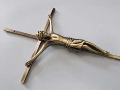 18 Inch Funeral Coffin Fittings 8001E Antique Brass Color Length EP For Gold