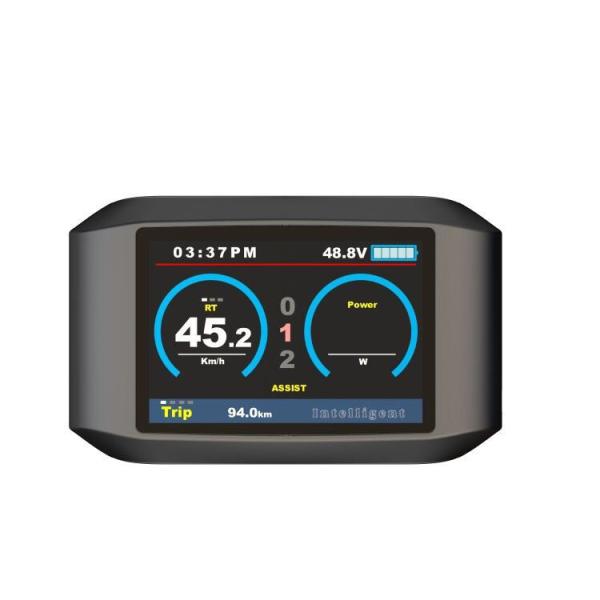 48V / 72v 3KW Hub Motor Electric Bike Kit , TFT LCD Disc Brake Rear Wheel