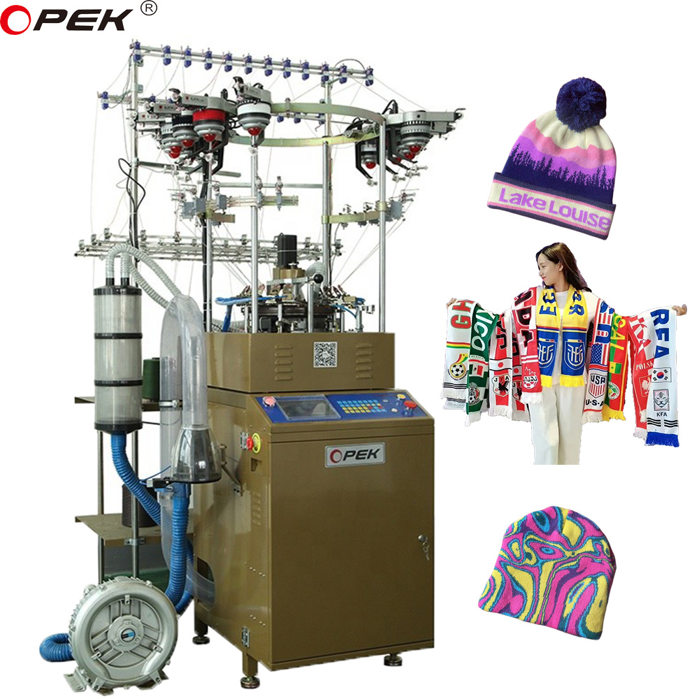 Multi Jersey Weaving Textile Equipment for Football Scarf Knitting Opek Circular Design