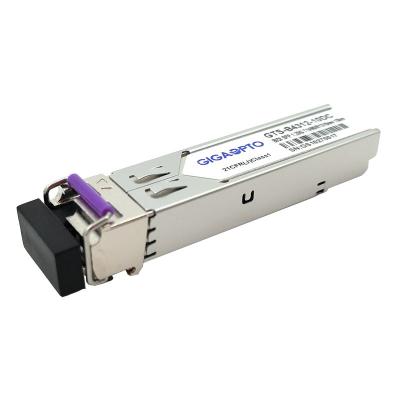 les DOM recto du module LC d'émetteur-récepteur de 1.25G SFP BiDi 1000BASE-BX TX1490nm/RX1310nm SMF 10km