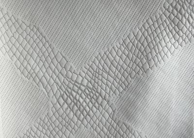 Waterproof Polyester Mattress Fabric , Hometextile Quilted Jacquard Cotton Fabric