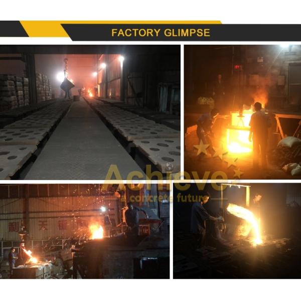 Вкладыш смесителя стали марганца частей запасной части конкретного смесителя BHS TEKA SICOMA высокий