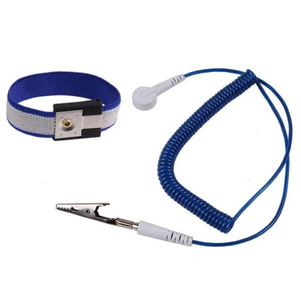 25G Electronic ESD Wrist Strap Stainless Steel Anti Static Wristband