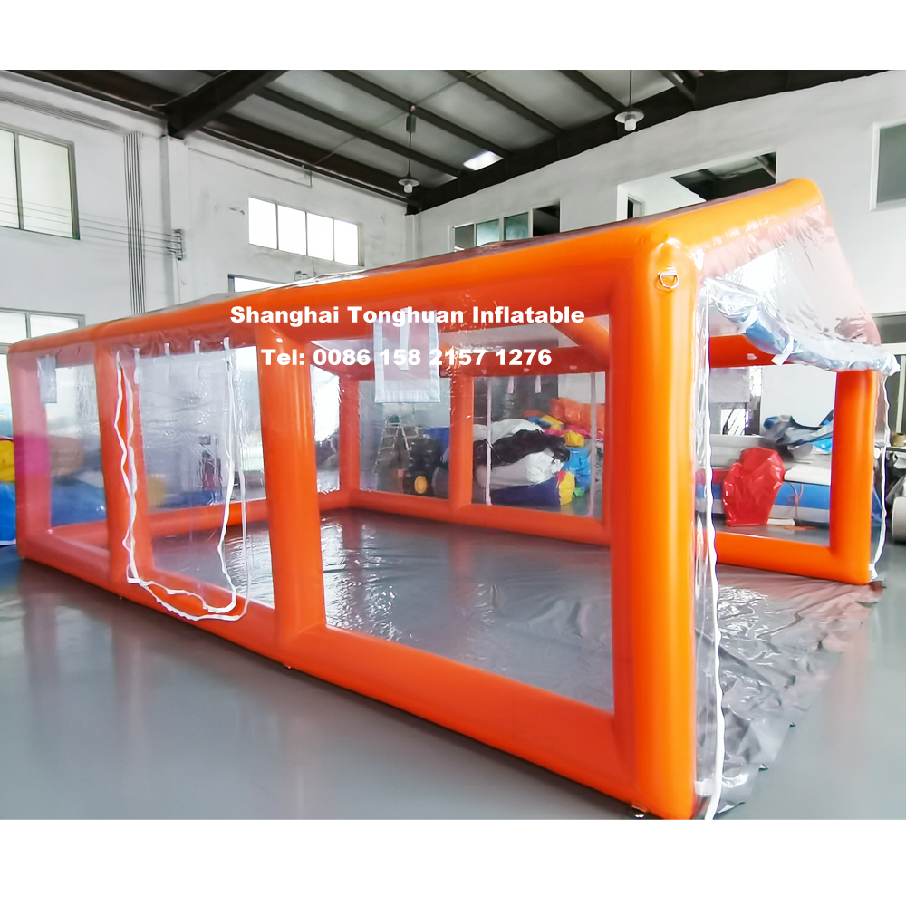 Outdoor Transparent Mobile Inflatable Car Booth Tent Cabin Car Cover Bubble Waterproof House Tent Car Cover