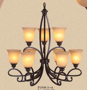 chandelier pendant lamp P1939-3+6