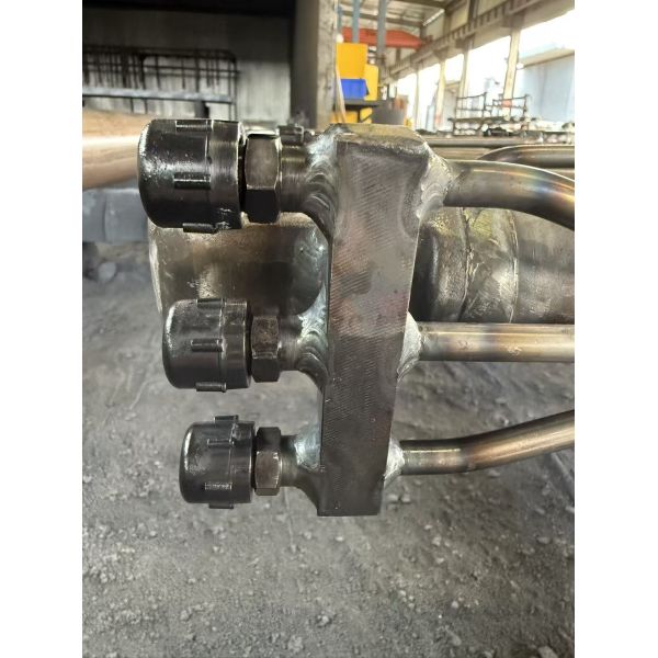60mm Hard Chrome Plated Steel Hydraulic Telescopic Cylinder Double Acting For Crane