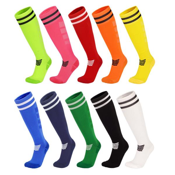 Medium Thickness Children's Socks for Sports Custom Design Breathable Football Socks
