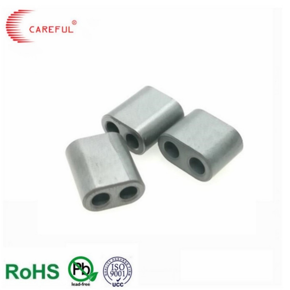 Careful RID One-Piece Dual-Hole Ferrite Core for Power Line Filtering ODM/OEM RoHS REACH