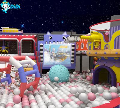 Custom Meranti Themed  Indoor Playground Slide Kids Soft Play Kids Park Equipment