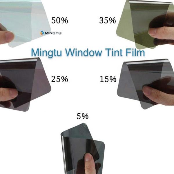 Anti Yellow Mingtu NX50 VLT50% Car Headlight Decoration PVC Transparent Head Lamp Film