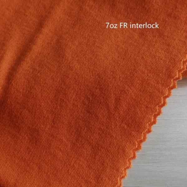 CFR Fabric Interlock FR Henley Arc Rated Fabric NFPA2112 CAT2 225gsm