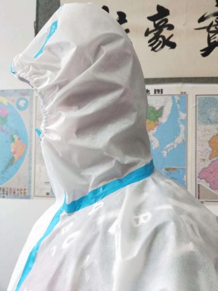 Nonwoven Disposable Protective Suit Clothing Isolation Safety Coverall Suit