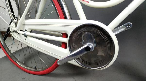 New brake colorful hi-ten steel  26/28 size old style bike retro city bike for man with LED light