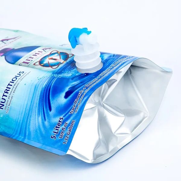 Custom Liquid Drink Pouches 1L 3L 4L 5L 10L 20L Liquid Pouch Packaging