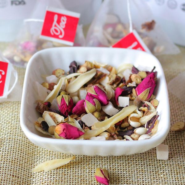 7-Day Ritual Beauty Detox Tea with Collagen Powder and Chinese Herbal Ingredients