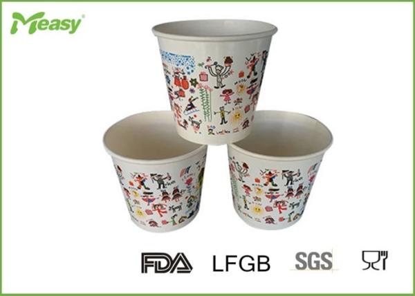 12oz Eco Friendly Disposable Soup Bowls Food Grade 100% Virgin Cardboard Materials
