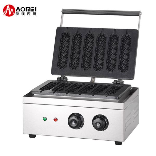 Электрический вафли-мастер с неприкасающейся поверхностью для приготовления пищи и 6 формами для держателей кукурузных лакомств