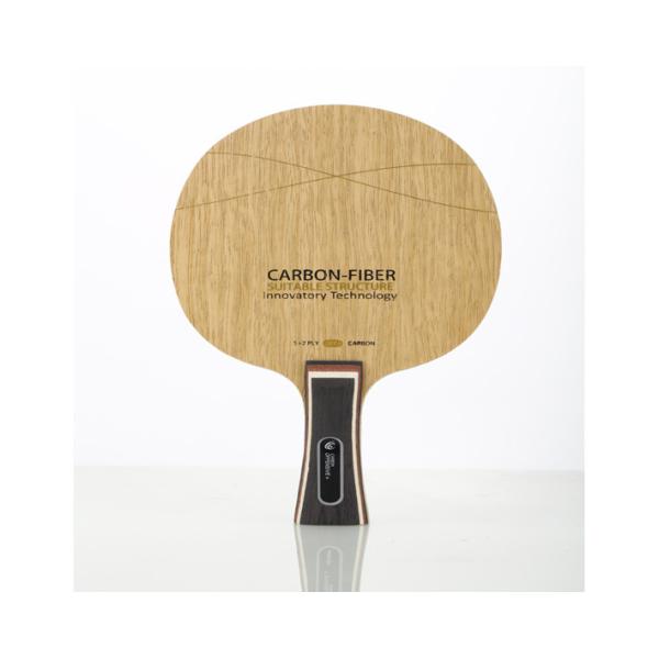 Пингпонг желтого лезвия волокна углерода изготовленный на заказ полощет ручку Пенхолд