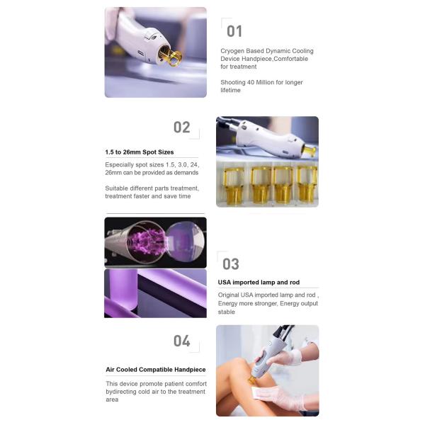 Light Source ND YAG Solid Laser Fractional Laser Device , DPL Laser Machine