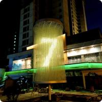 DMX RGB Paisaje 3D LED lámpara de píxeles Cristal a prueba de agua para la decoración de edificios