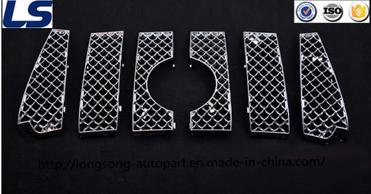 Car Stainess Still Mesh Grille Insect Nets for Toyota Prado Fj150 2014+