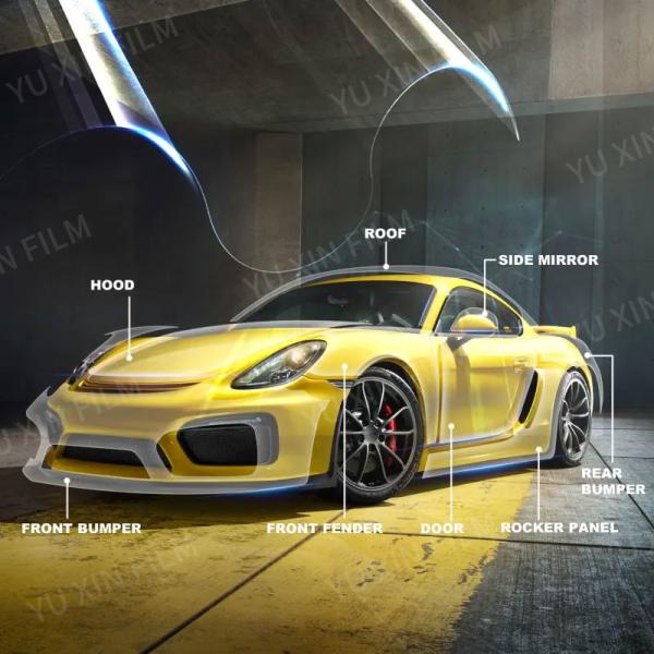 Self Healing TPU Car Paint Protection Film 1.83x15M 72 Inchx50 Feet Car PPF Film