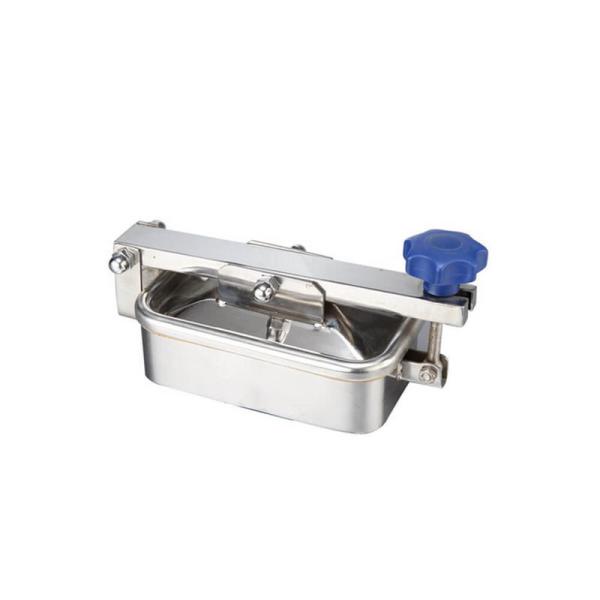Rectangular Low Pressure Stainless Steel Access Covers Single Arm 304 316 Tank Manway