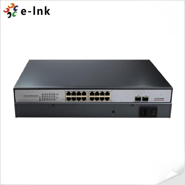 CA 100V - puertos del puerto el 1000M 802.3at 2 el 1000M SFP del interruptor 16 del POE de Ethernet 240V