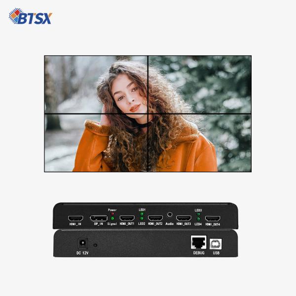 Immersive Interaction Multi-screen Expander Video Wall Controller Bitvisus UHD WUXGA Projection Mapping Edge Fusion Blending