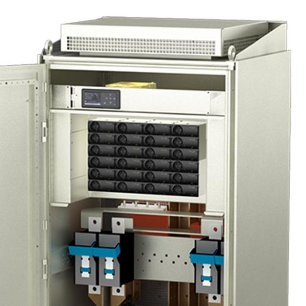 IP43 Eltek Flatpack2 DC Power Supply System Modular 24V 48kW Cabinet