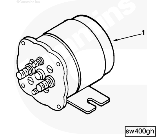 Cummins engine spare parts NT855 24V Relay Magnetic Switch 3050692 216537 158531 Single starter switch relay