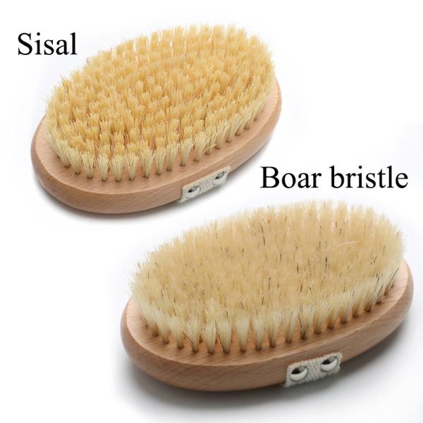 Vegano Sisal Corpo escova seca Cisne Canela de banho Esfoliação da pele