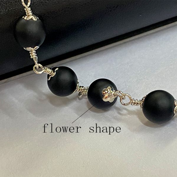 2025 Fashion Men's Casual Beaded Necklace Street Beat Cool Boy Metal Beaded Clavicle Chain