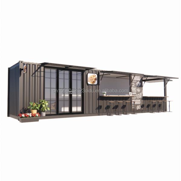 Hotel Accommodation Solution Prefabricated Modular Container Houses in Container Store/Shop with Aluminum Alloy Windows