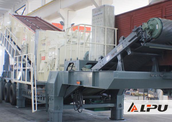Wheel Type Mobile Crushing Plant and Screening Station , Mine Crusher