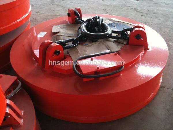 Crane Lifting Magnet for Lifting Scrap with 3 Ton Capacity