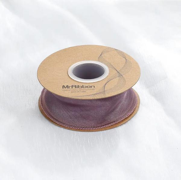 Organza Ribbon For Gift Wrap Flower Packaging Solid Color Fishtail Yarn Ribbon Satin