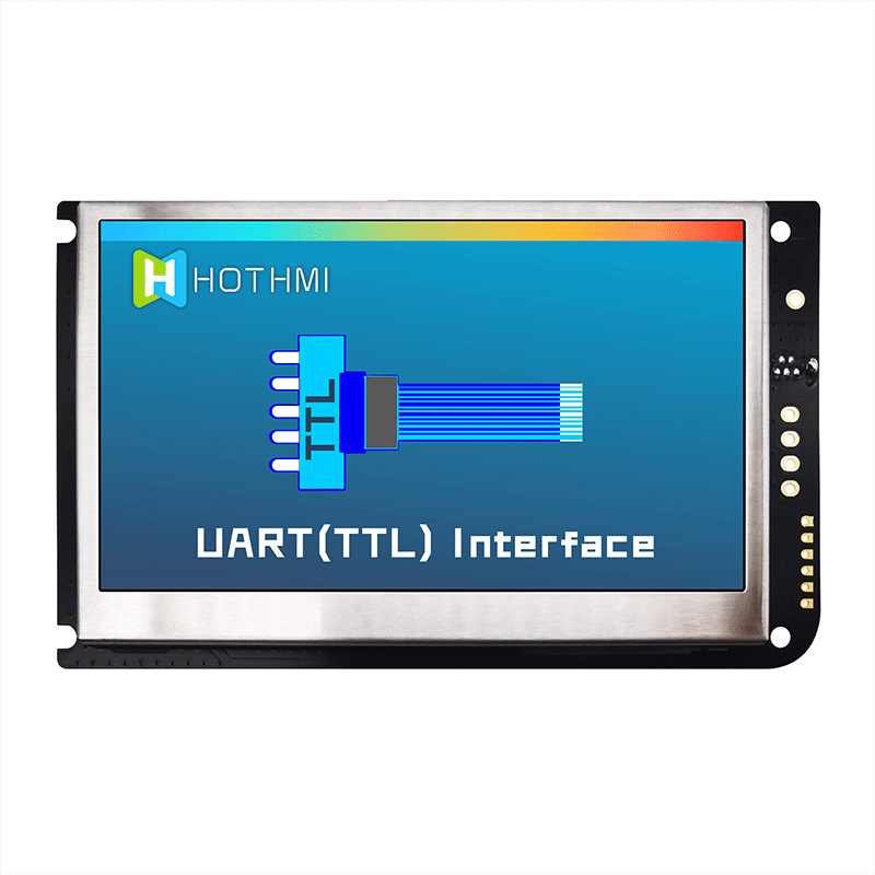 4,3 дисплей экрана касания TFT UART дюйма сопротивляющийся LCD 480x272 С ДОСКОЙ РЕГУЛЯТОРА LCD