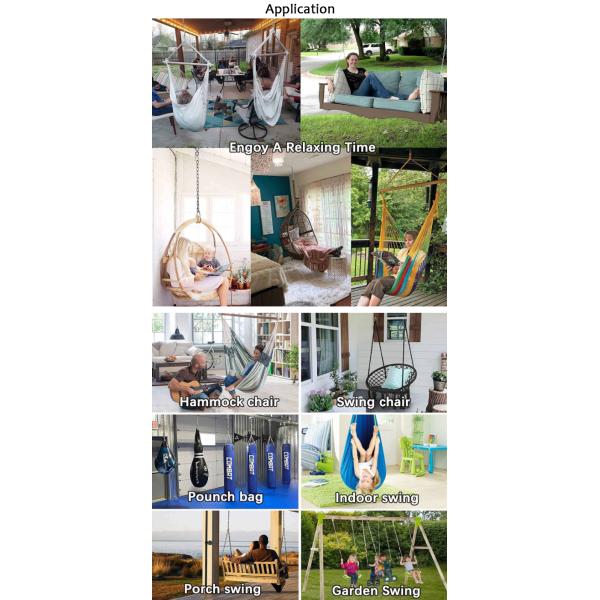 Подвесные вешалки и пружины для гамаков из нержавеющей стали 304