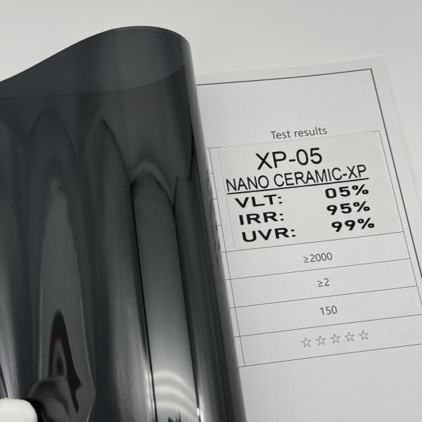 Película de cerámica NANO XP-05 Protección de ventanas de automóviles Película de tinte negro anti-UV Nasido