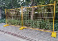 Cerca provisória 2.1m retrátil amarela 100x200mm Mesh Hole