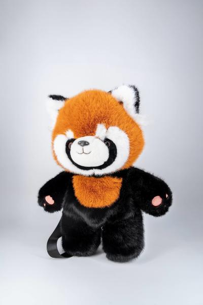 OEM Wild Animal Shaped Plush Bags Panda Shoulder Stuffed Animal Backpack
