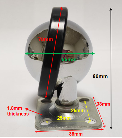 Metal Caster Furniture Wheels