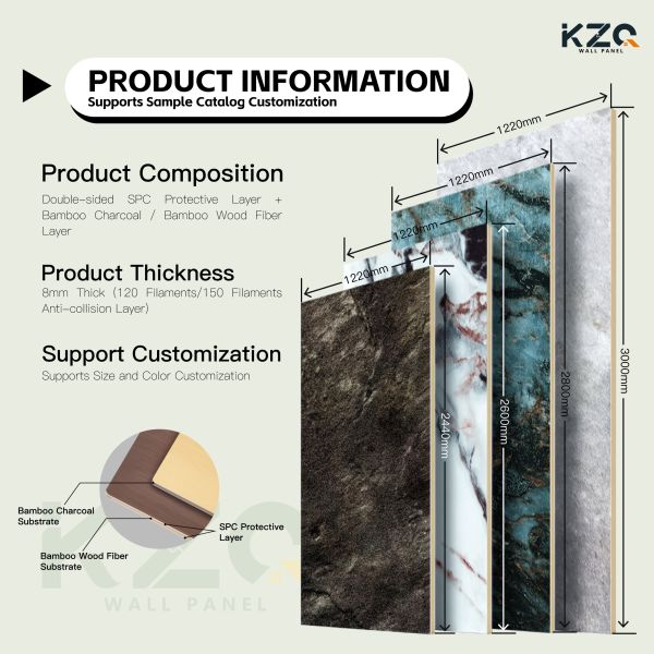 New Products Interior Decorative Metal Wall Panels Mosaic Bamboo Charcoal Wood Veneer Panels